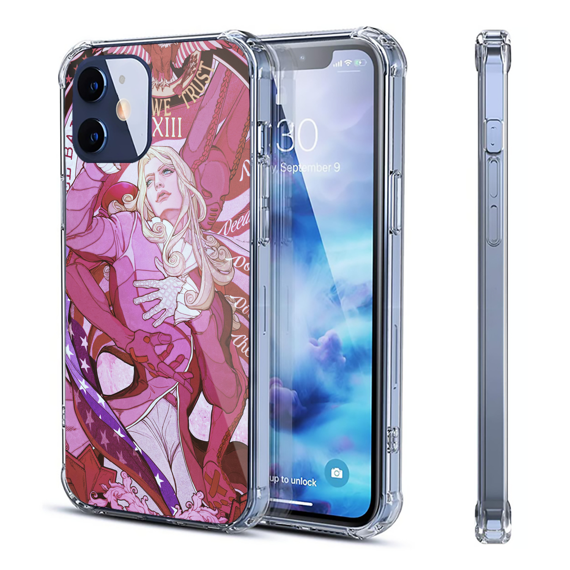 （画像用） ジョジョの奇妙な冒険 JoJo's Bizarre Adventure 【iPhone 12シリーズ対応】透明スマホケース（クリアソフトケース）